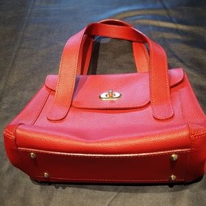 Appleseed's genuine leather handbag, EUC